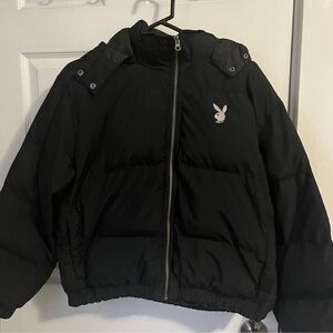 PLAYBOY Black Puffer Jacket